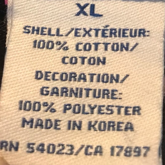 Old Navy Black and Floral Loop Buttons  Pockets Jacket Size XL.  Super cute lin - Picture 10 of 10